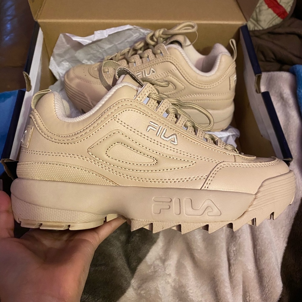 FILA Disruptor II All Taupe Shoes